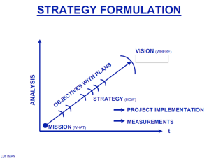 strategy formulation